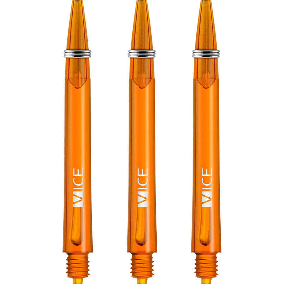 One80 Proplast Vice Dart Shafts - Transparent Orange - Medium