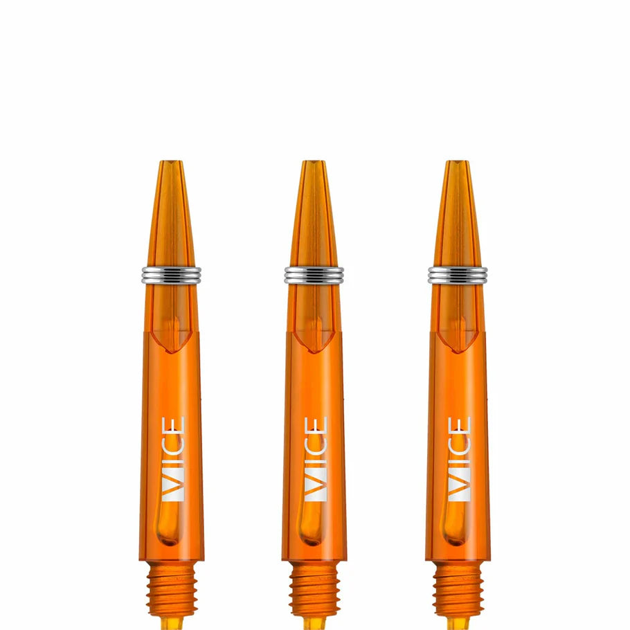 One80 Proplast Vice Dart Shafts - Transparent Orange - Short