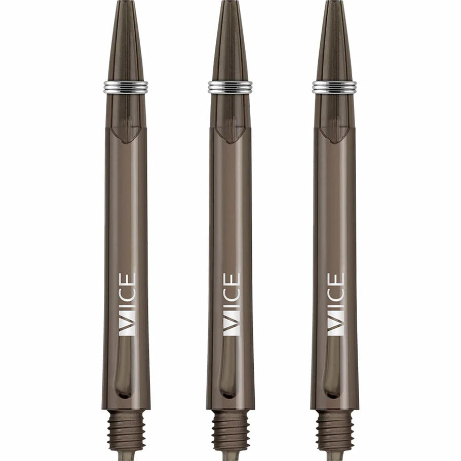 One80 Proplast Vice Dart Shafts - Transparent Gray - Medium