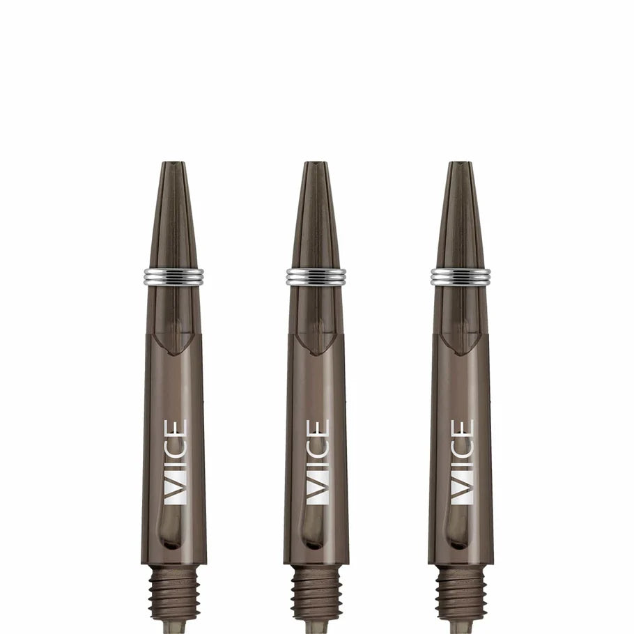 One80 Proplast Vice Dart Shafts - Transparent Gray- Short