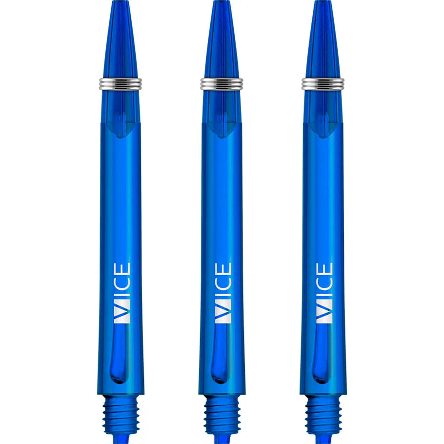 One80 Proplast Vice Dart Shafts - Transparent Blue - Medium