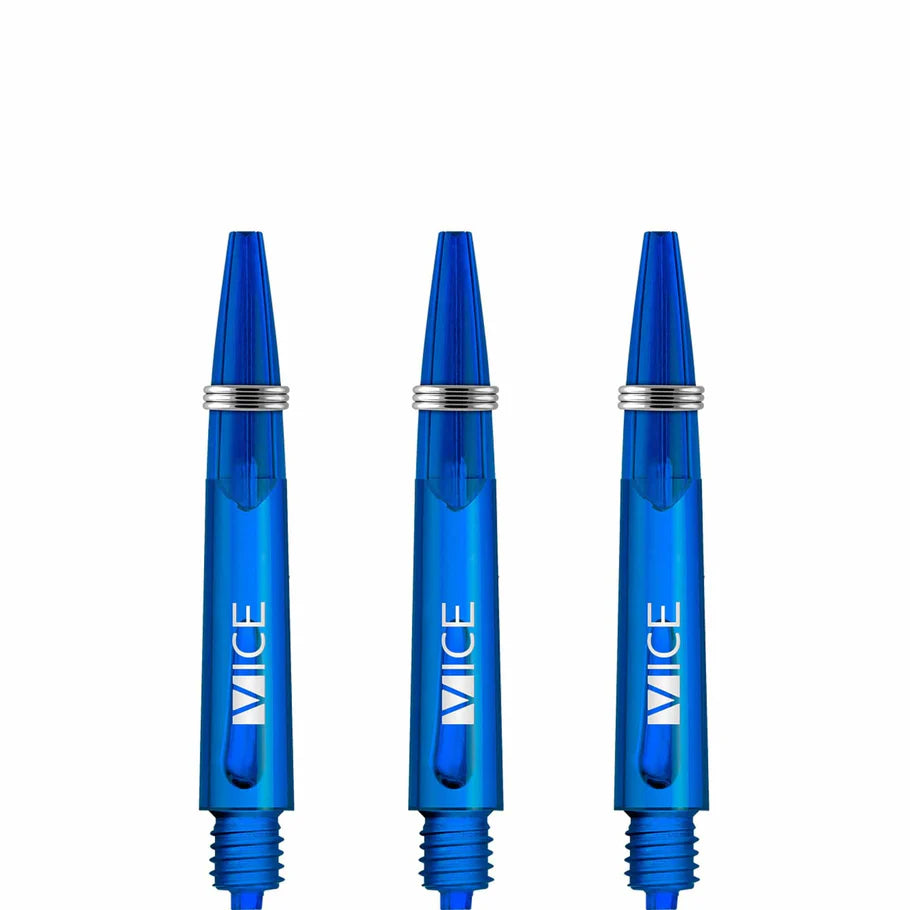 One80 Proplast Vice Dart Shafts - Transparent Blue - Short