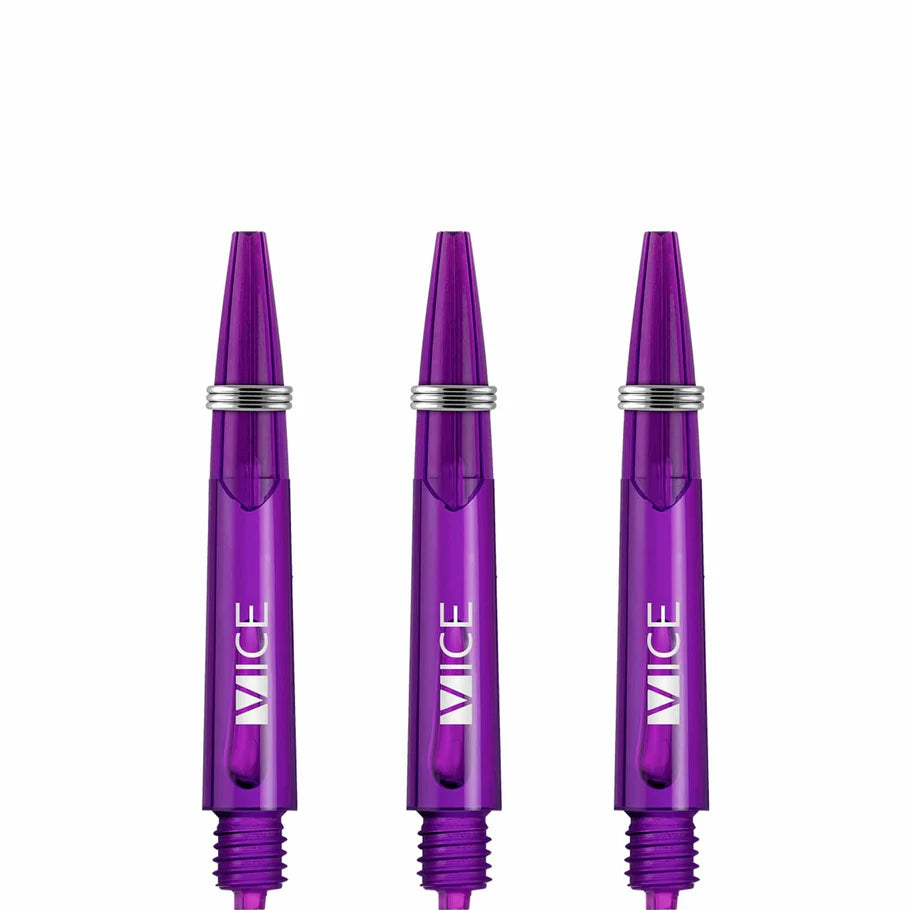 One80 Proplast Vice Dart Shafts - Transparent Purple - Short