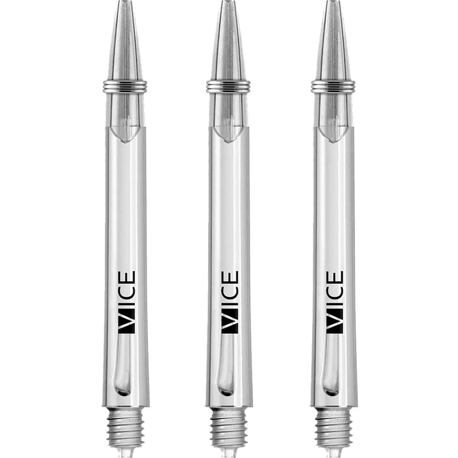 One80 Proplast Vice Dart Shafts -Clear - Medium