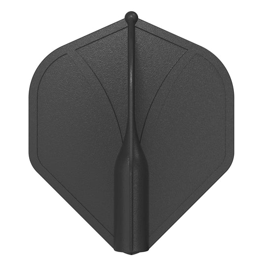 Shot Airfoil Molded Dart Flight Set - Black
