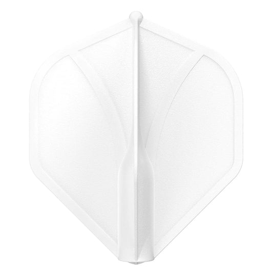 Shot Airfoil Molded Dart Flight Set - White