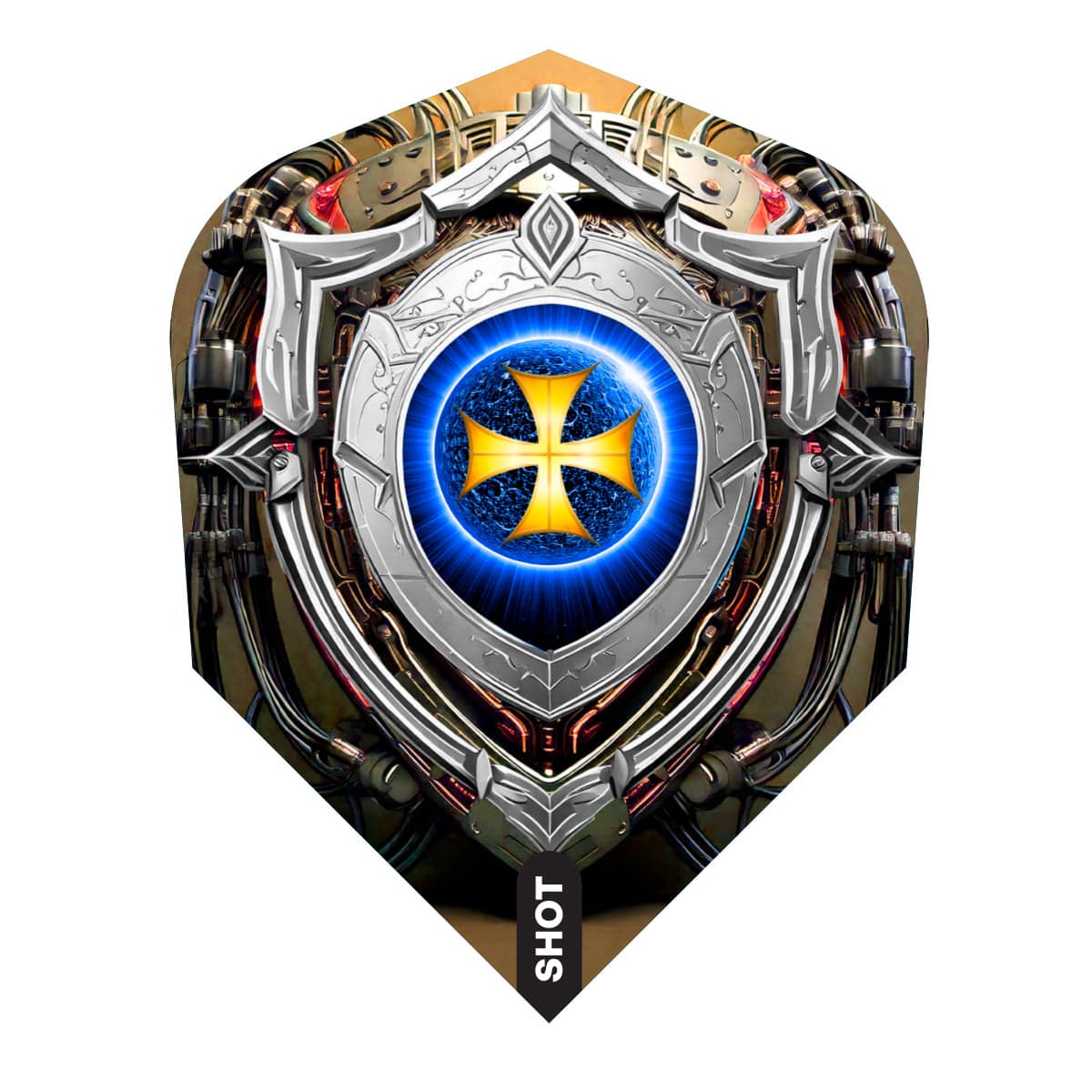 Shot Future Knights Darkstar Dart Flight Set Small Standard