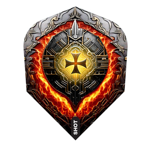 Shot Future Knights Hachette Dart Flight Set Small Standard