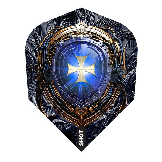 Shot Future Knights Ironsoul Dart Flight Set Small Standard