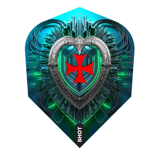 Shot Future Knights Dreadheart Dart Flight Set Small Standard