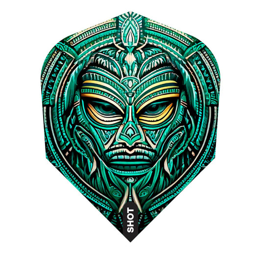 Shot Tribal Weapon Toki Dart Flight Set Small Standard