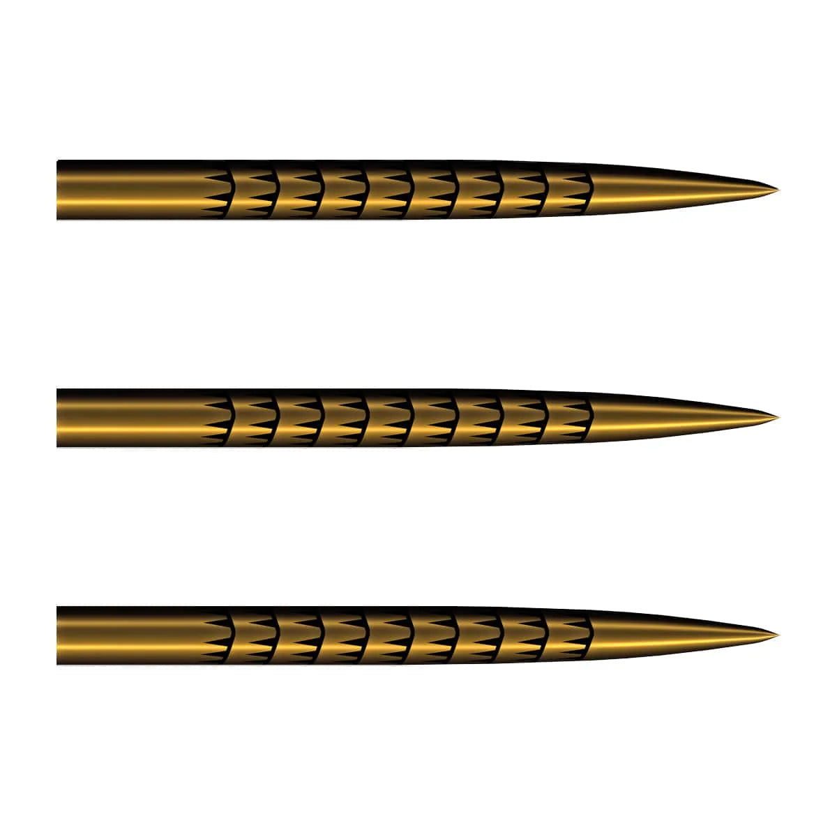 Shot Badlands Tracks - Gold Ti Steel Tip Dart Points 38mm