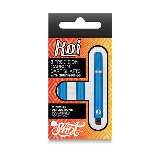 Shot Koi Carbon Dart Shaft - Blue - Short