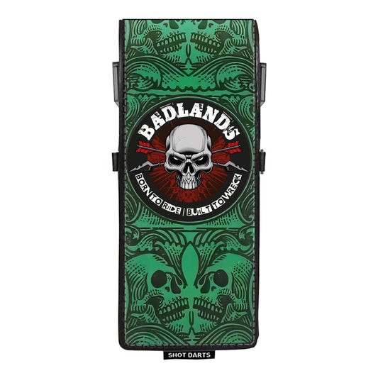 Shot Badlands Inked Dart Wallet - Green