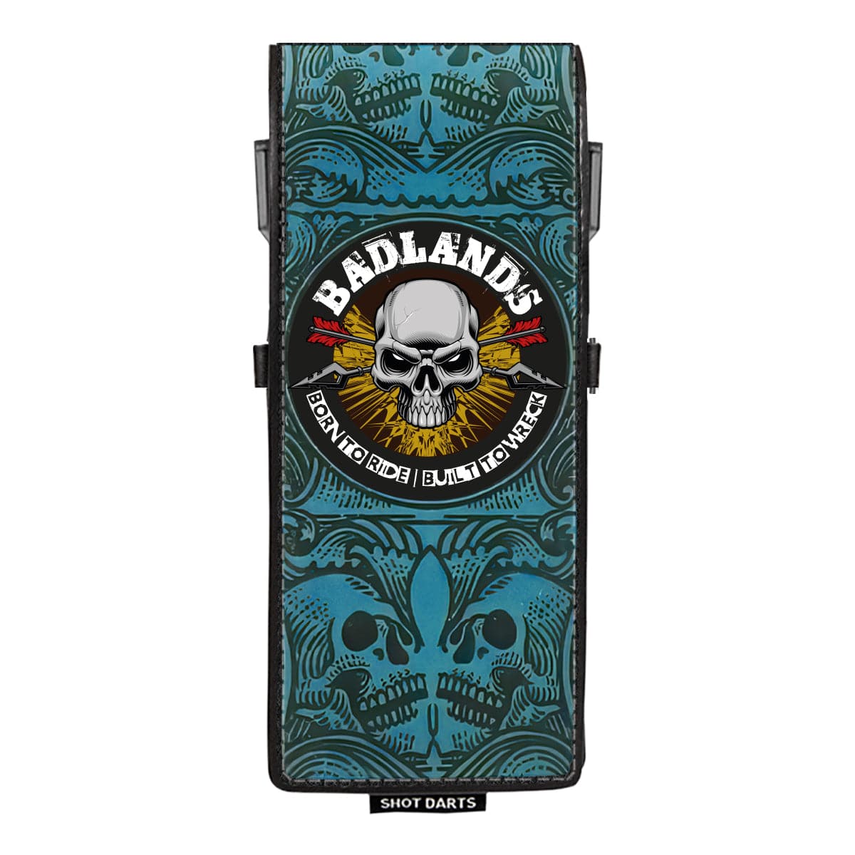 Shot Badlands Inked Dart Wallet - Blue