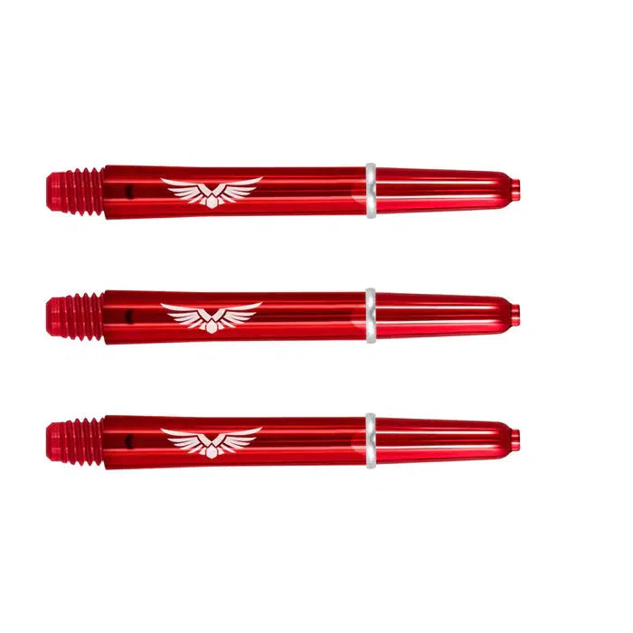 Shot Eagle Claw Dart Shafts - Red - In Between
