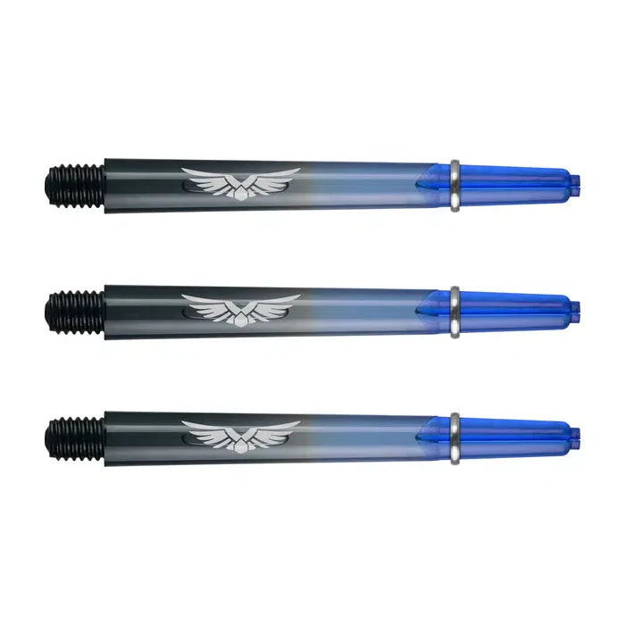 Shot Eagle Claw Dart Shafts - Blue/Black - Medium