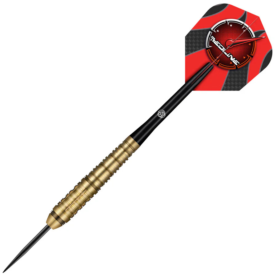 Shot Redline M4CH1 Steel Tip Dart Set-80% Tungsten Barrels-23gm