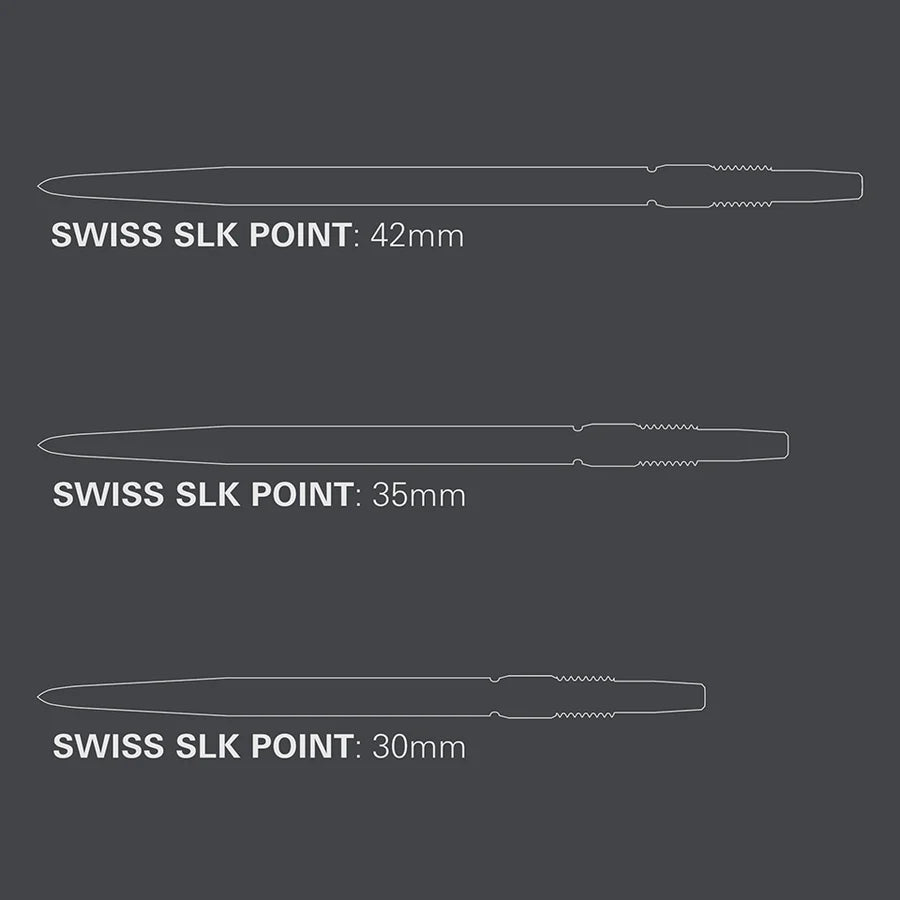 Target Swiss SLK Steel Point - Black 30mm