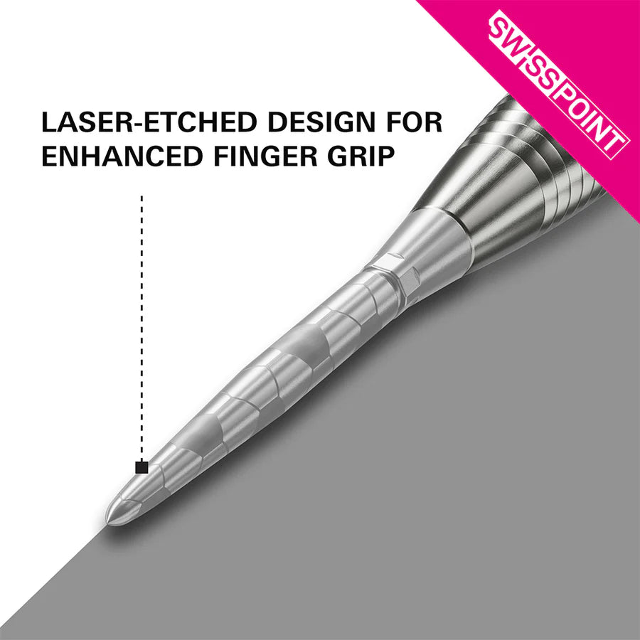 Target Swiss Storm Onyx Steel Point - Silver 35mm
