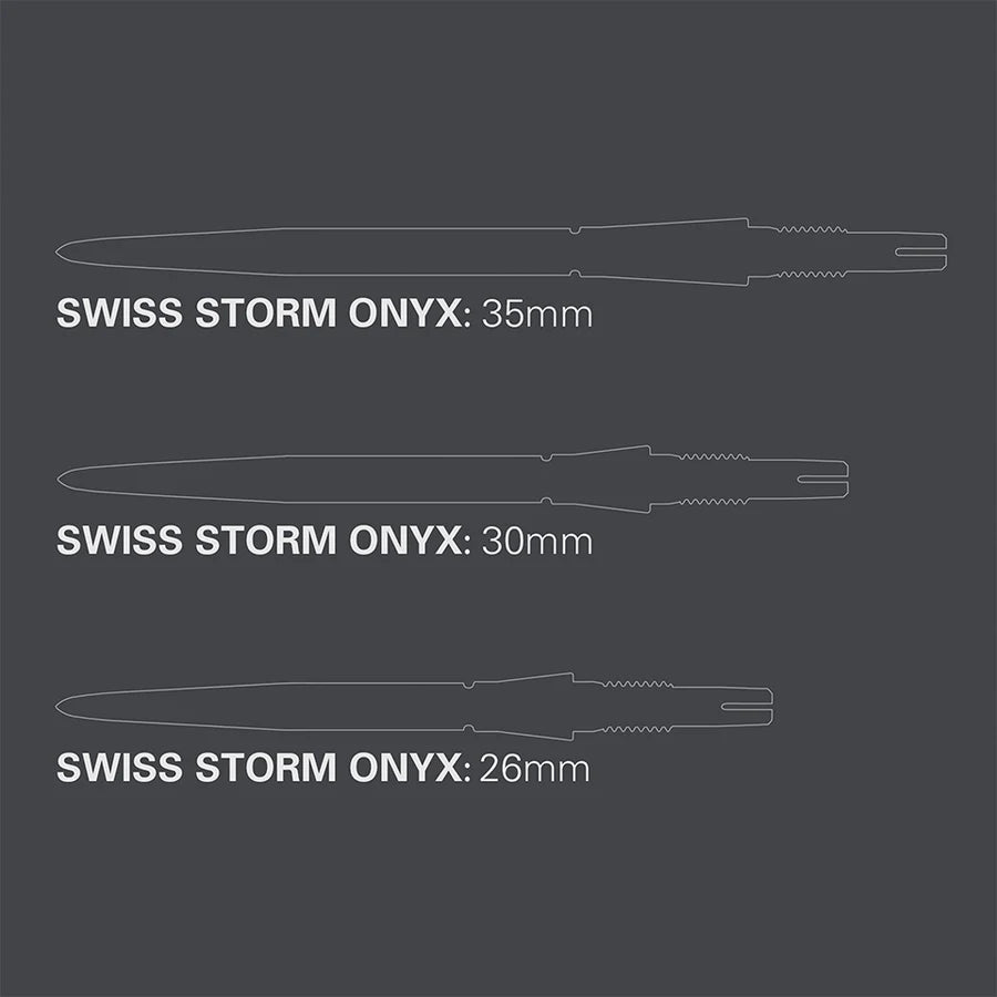 Target Swiss Storm Onyx Steel Point - Silver 35mm