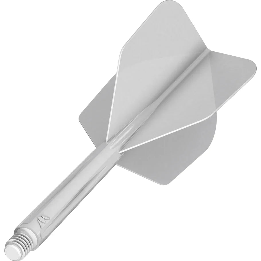 Mission Force 90 - Molded Flight & Shaft System - White - Standard No6 - Short