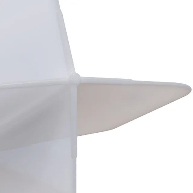 CUESOUL ROST 77 Integrated Dart Shaft & Flight - Big Wing Shape - Short - White