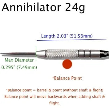 Voks Darts Annihilator – EL-C Steel Tip 24g