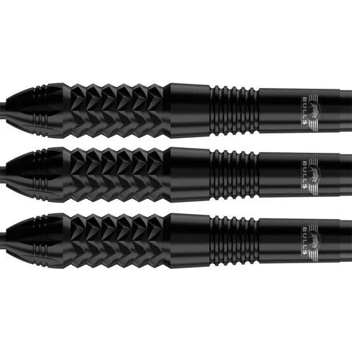 Bull's NL Caliber Black 90% Tungsten 22 gram Steel Tip Dart Set