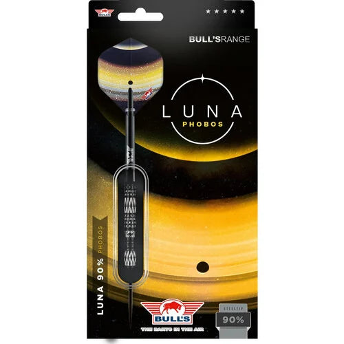Bull's NL Luna Phobos 90% Tungsten 23 gram Steel Tip Dart Set