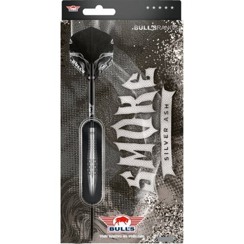 Bull's NL Smoke Silver Ash 90% Tungsten 25 gram Steel Tip Dart Set