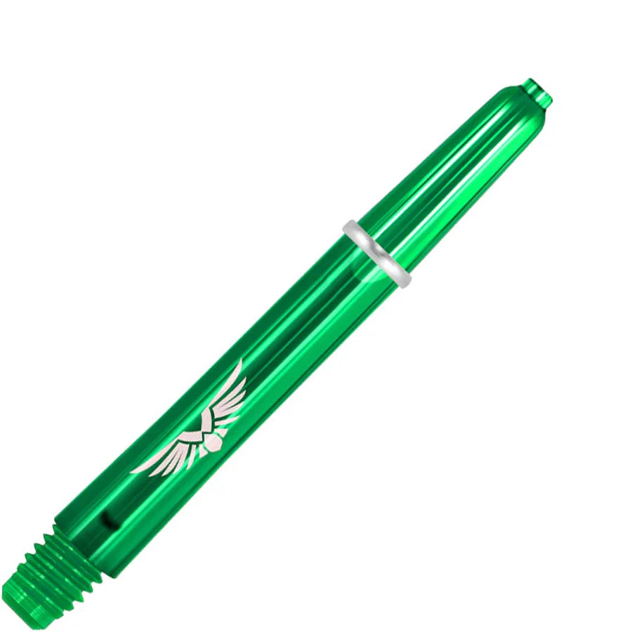 Shot Eagle Claw Dart Shafts - Green - In Between