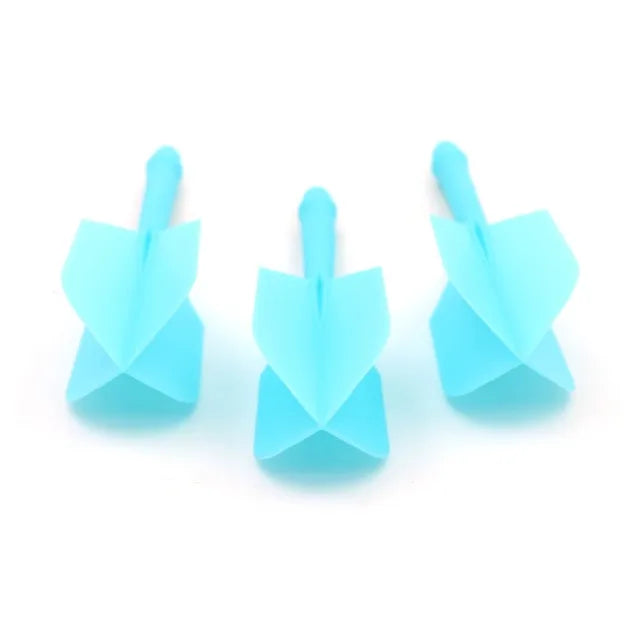CUESOUL ROST AK5 Integrated Dart Shaft & Flight - Slim Shape - Medium - Blue