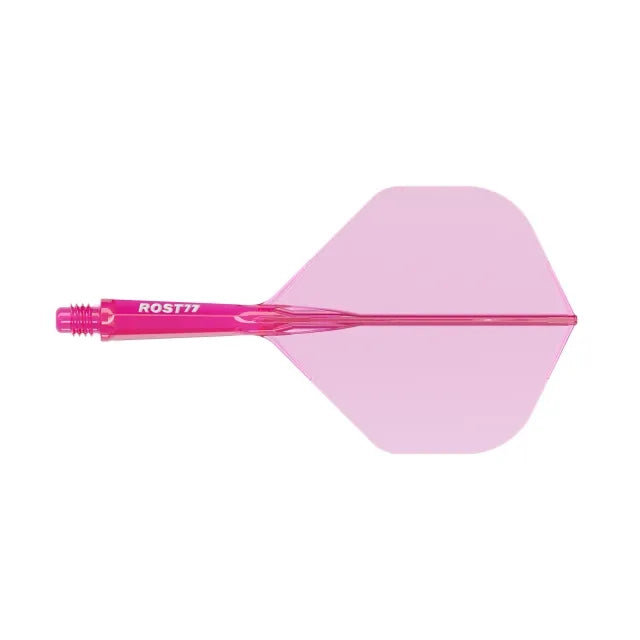 CUESOUL ROST 77 Integrated Dart Shaft & Flight - Big Standard Shape - Medium - Transparent O/P/R