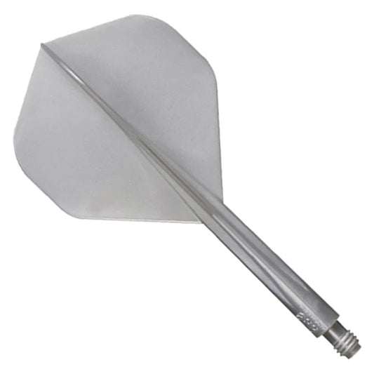 CONDOR AXE DART FLIGHT SYSTEM FLIGHTS - STANDARD - SHORT - METALLIC PEARL SILVER