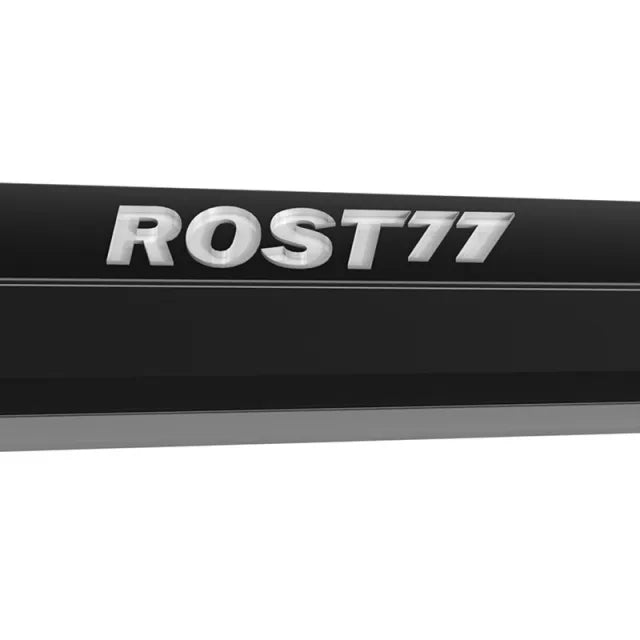 CUESOUL ROST 77 Integrated Dart Shaft & Flight - Big Standard Shape - Short - Transparent Black