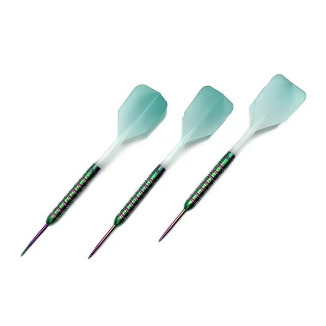 CUESOUL Green Gem Stone 21 gram 90% Tungsten Steel Tip Dart Set w/ ROST Flights