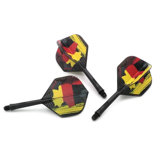 CUESOUL ROST AK5 Integrated Dart Shaft & Flight - Standard Shape - Medium - German Flag