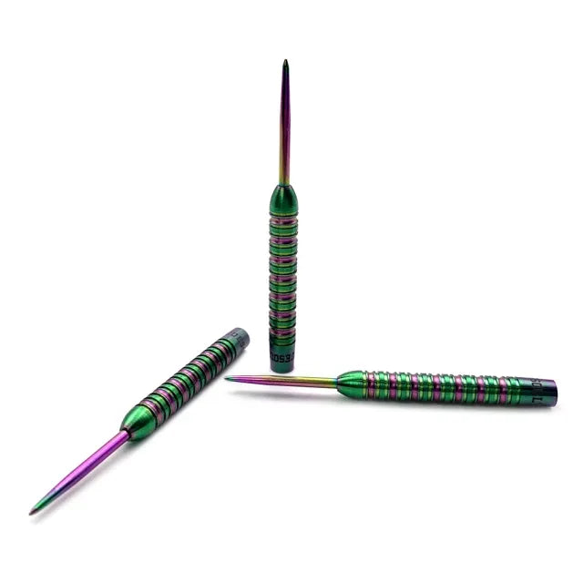 CUESOUL Green Gem Stone 21 gram 90% Tungsten Steel Tip Dart Set w/ ROST Flights