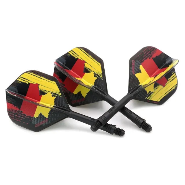 CUESOUL ROST AK5 Integrated Dart Shaft & Flight - Standard Shape - Medium - German Flag