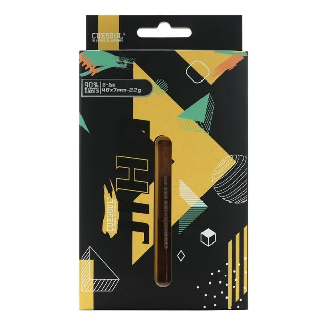 CUESOUL JIHO S6 22 gram 90% Tungsten Steel Tip Dart Set w/ ROST T19 Flight