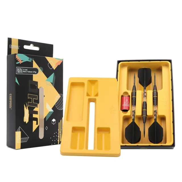 CUESOUL JIHO S2 21 gram 90% Tungsten Steel Tip Dart Set w/ ROST T19 Flight