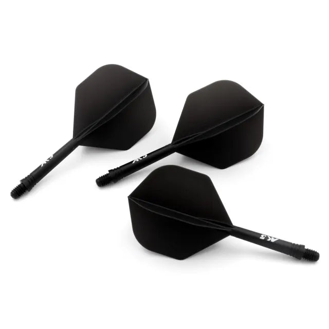 CUESOUL ROST AK5 Integrated Dart Shaft & Flight - Standard Shape - Medium - Black
