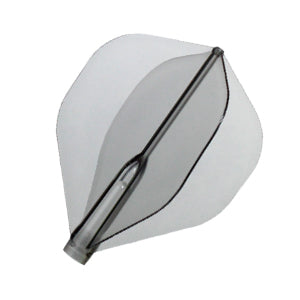 Cosmo Fit Flight Air Dart Flights - Standard Smoke Black