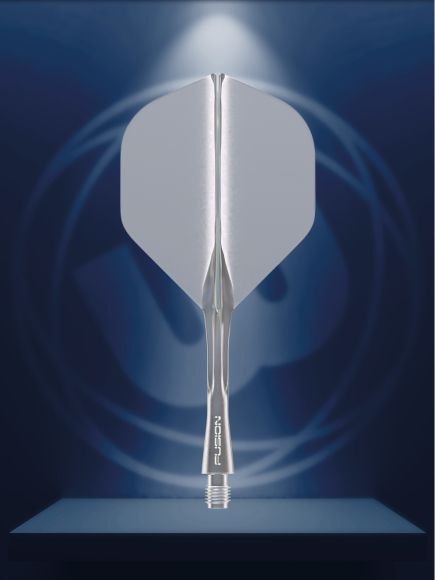 Winmau Fusion Integrated Flight & Shaft Dark Grey Smoke Intermediate