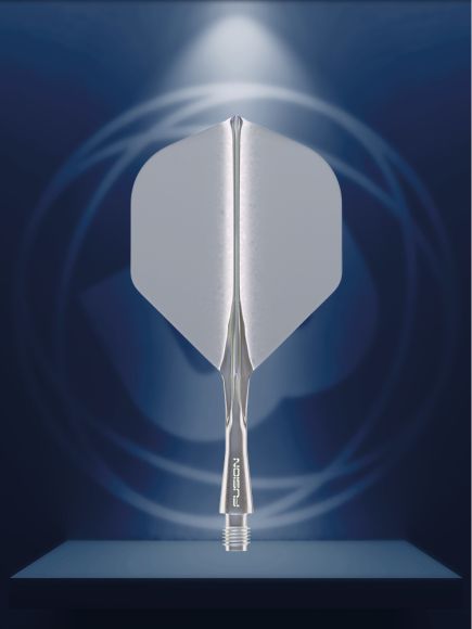 Winmau Fusion Integrated Flight & Shaft Short - Grey Smoke