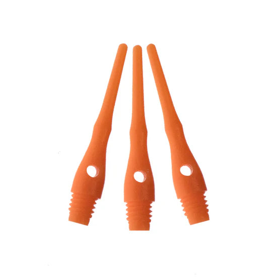 Viper Tufflex Tips III 2BA 100Ct Soft Dart Tips - Neon Orange