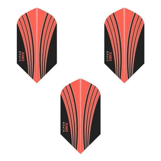 Viper V-100 Flights Oryx Slim Red/Black Dart Flights