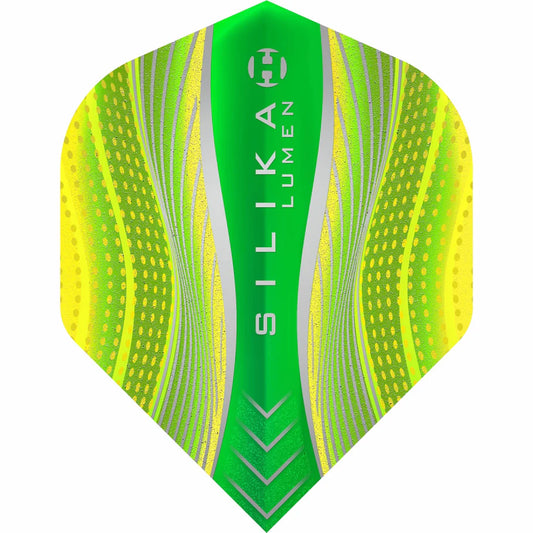Harrows Silika Lumen - Patented Tough Crystalline Coated Yellow - No2 Standard Dart Flights