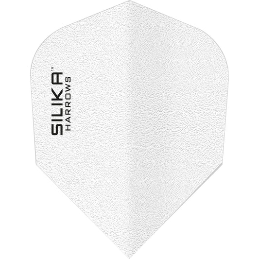 Harrows Silika - Patented Tough Crystalline Coated White - No6 Standard Dart Flights